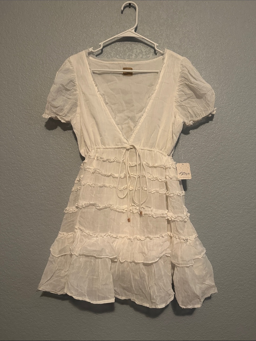 New Free People Free-est Darcy Tiered Mini Dress - Picture 4 of 8